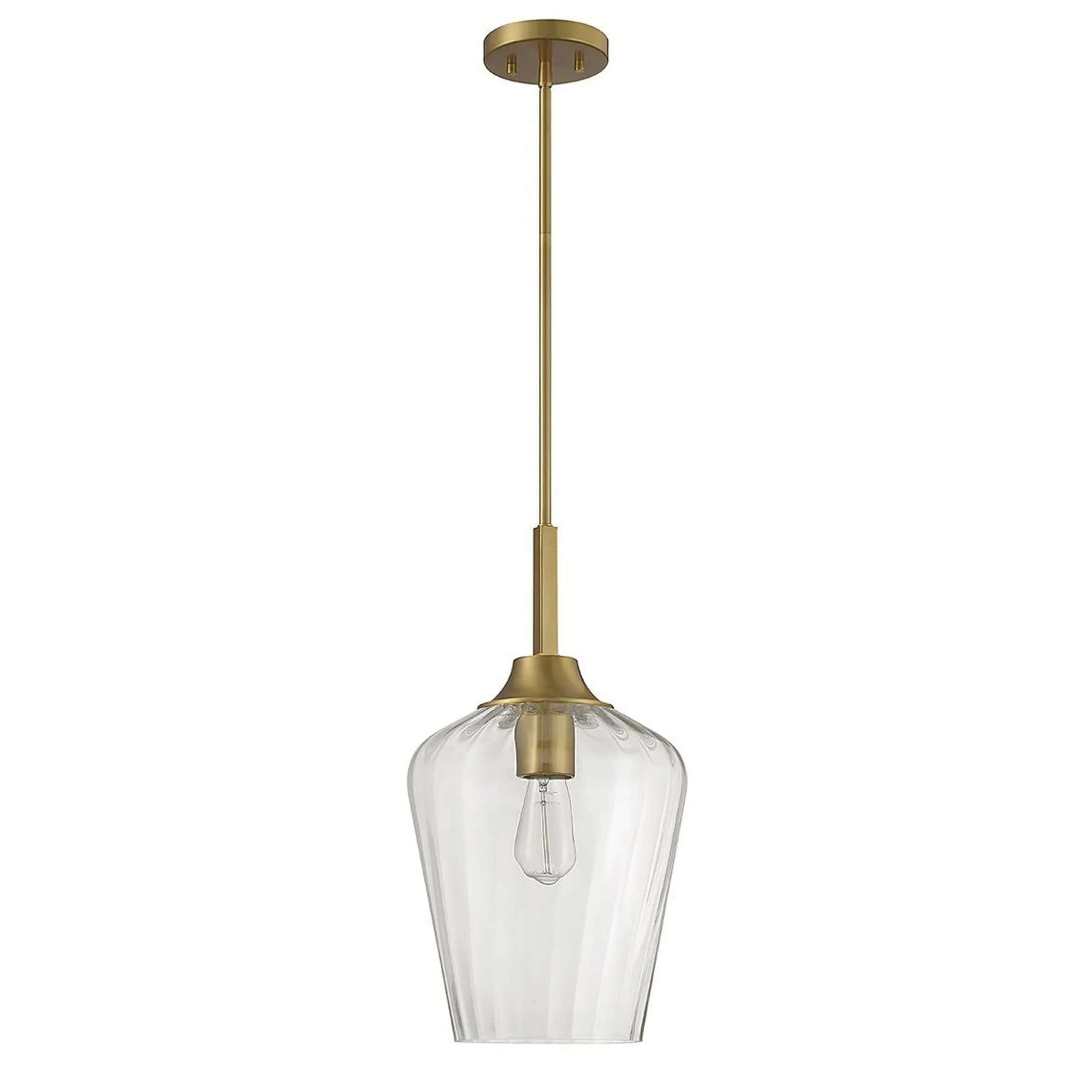 Quiana Fluted Glass Pendant