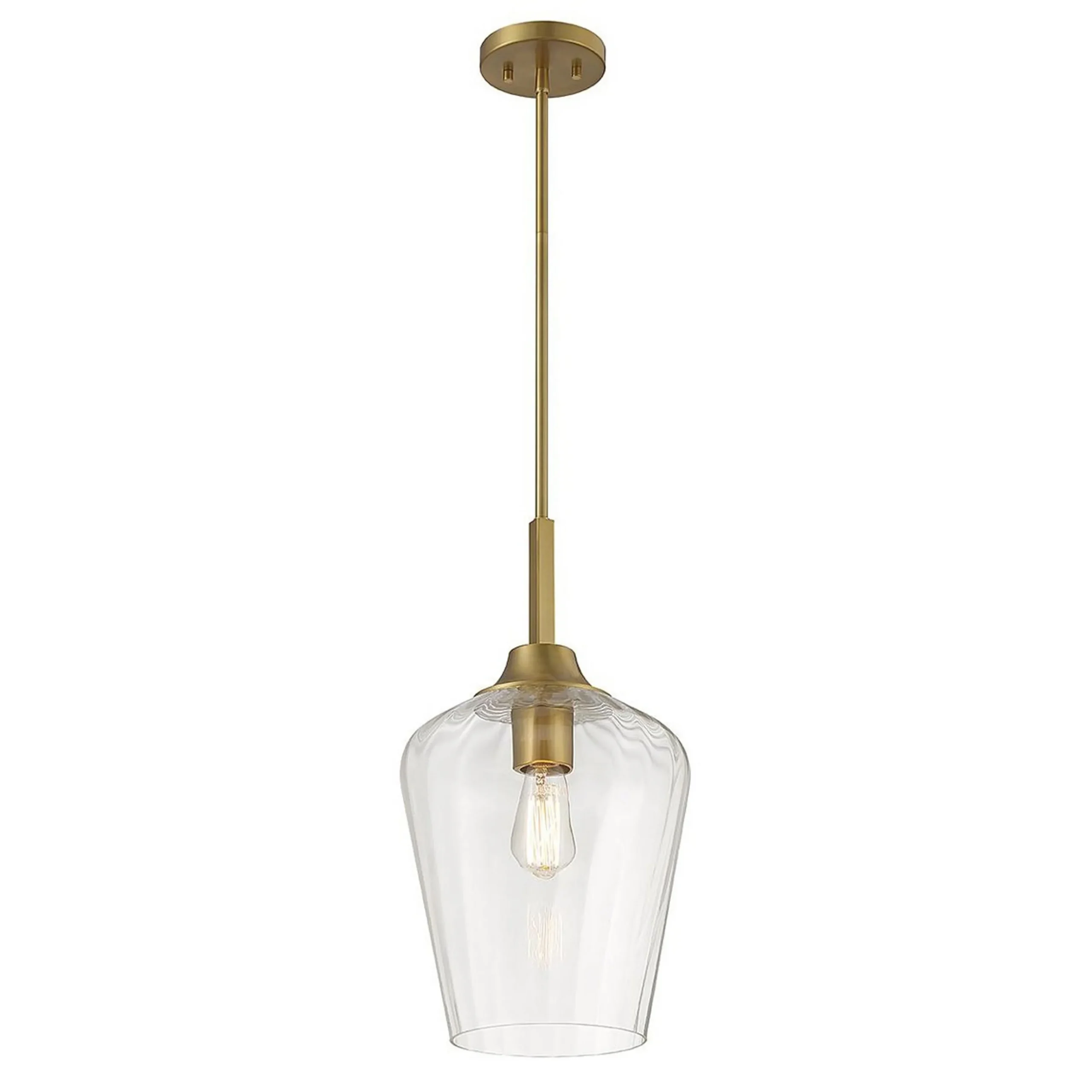Quiana Fluted Glass Pendant