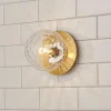 Quinn Bath Sconce - Clear Glass