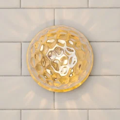 Quinn Bath Sconce - Clear Glass