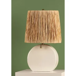 Raffia Table Lamp