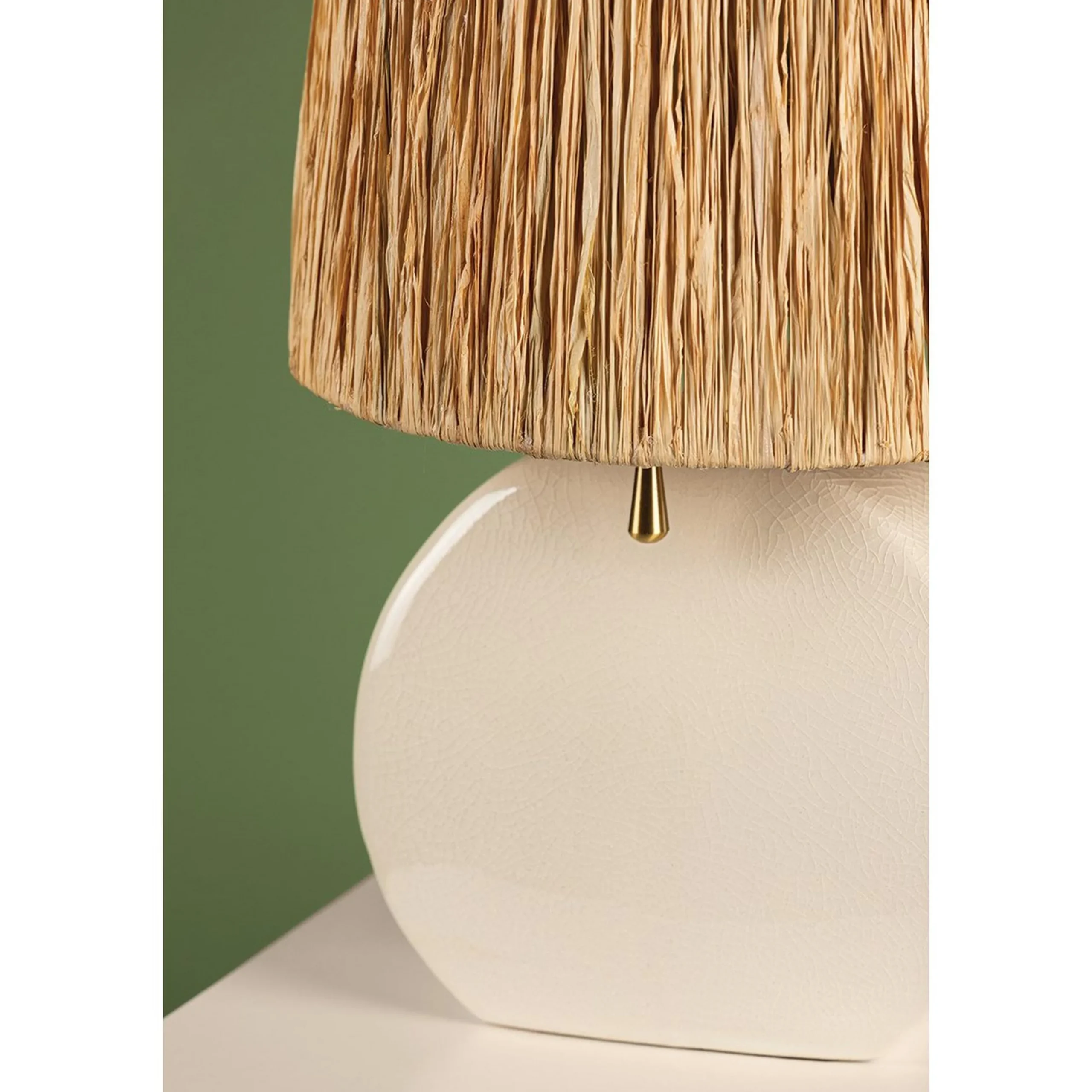 Raffia Table Lamp