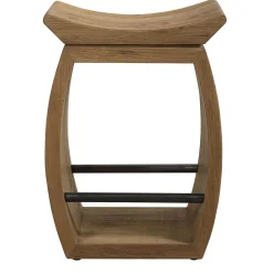 Reclaimed Elk Stool