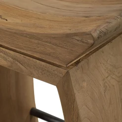 Reclaimed Elk Stool