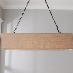 Rectangular Shade Island Chandelier