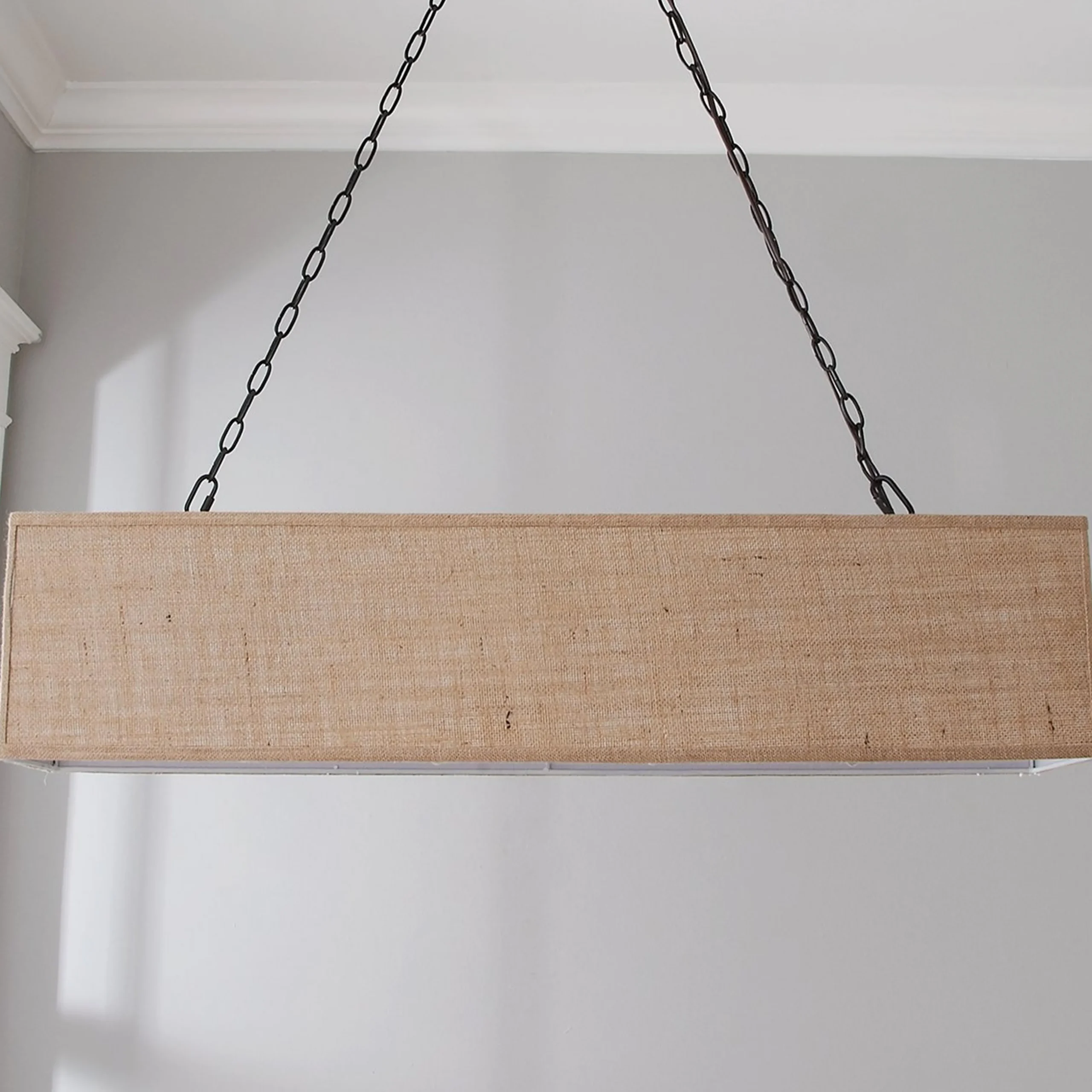Rectangular Shade Island Chandelier