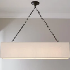 Rectangular Shade Island Chandelier