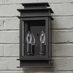 Rectangular Step Outdoor Sconce - Medium