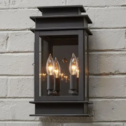 Rectangular Step Outdoor Sconce - Medium