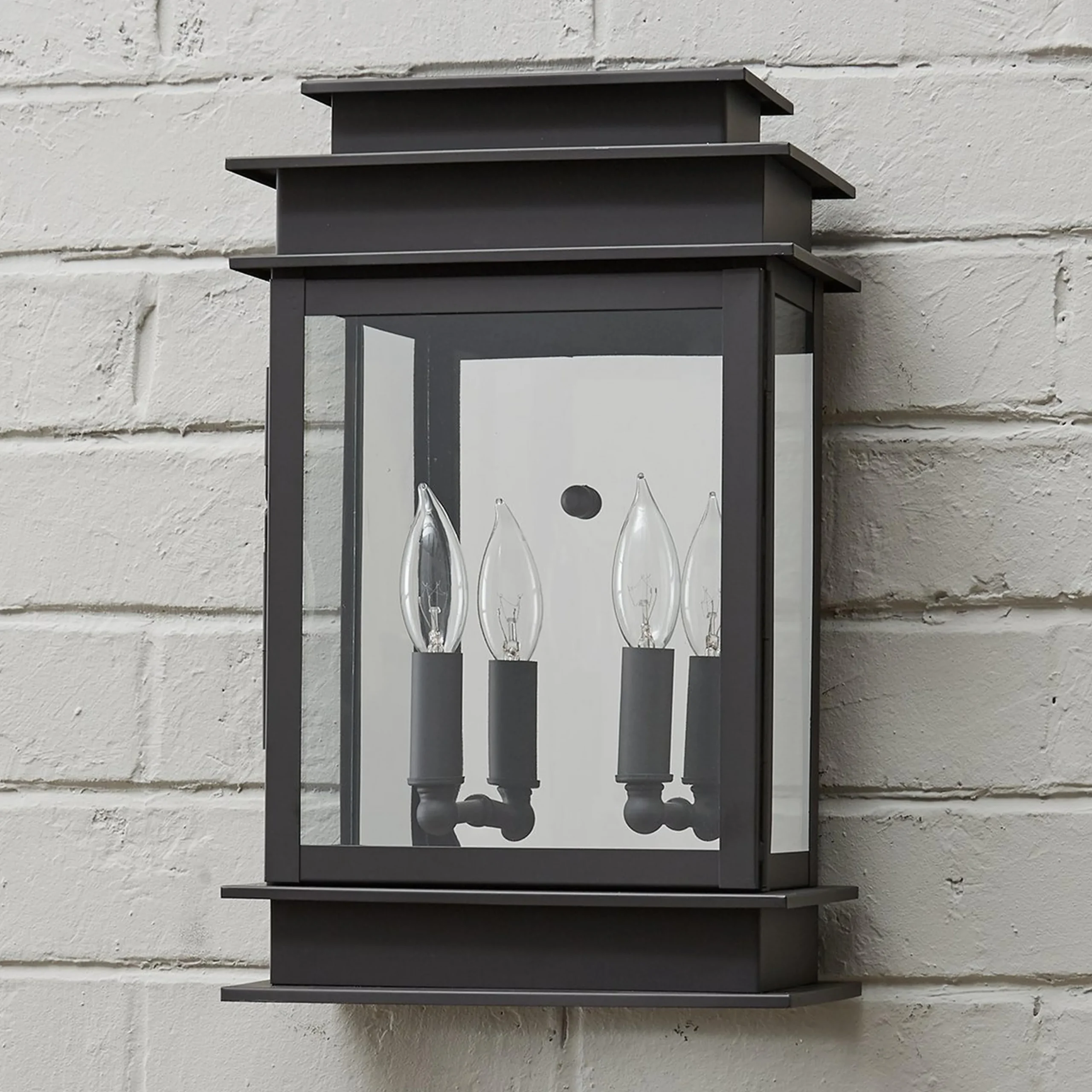 Rectangular Step Outdoor Sconce - Large