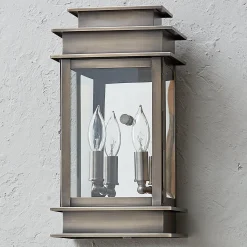 Rectangular Step Outdoor Sconce - Medium