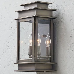 Rectangular Step Outdoor Sconce - Medium