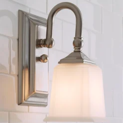 Refined Classic Sconce - Opal Glass