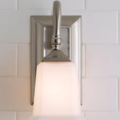 Refined Classic Sconce - Opal Glass