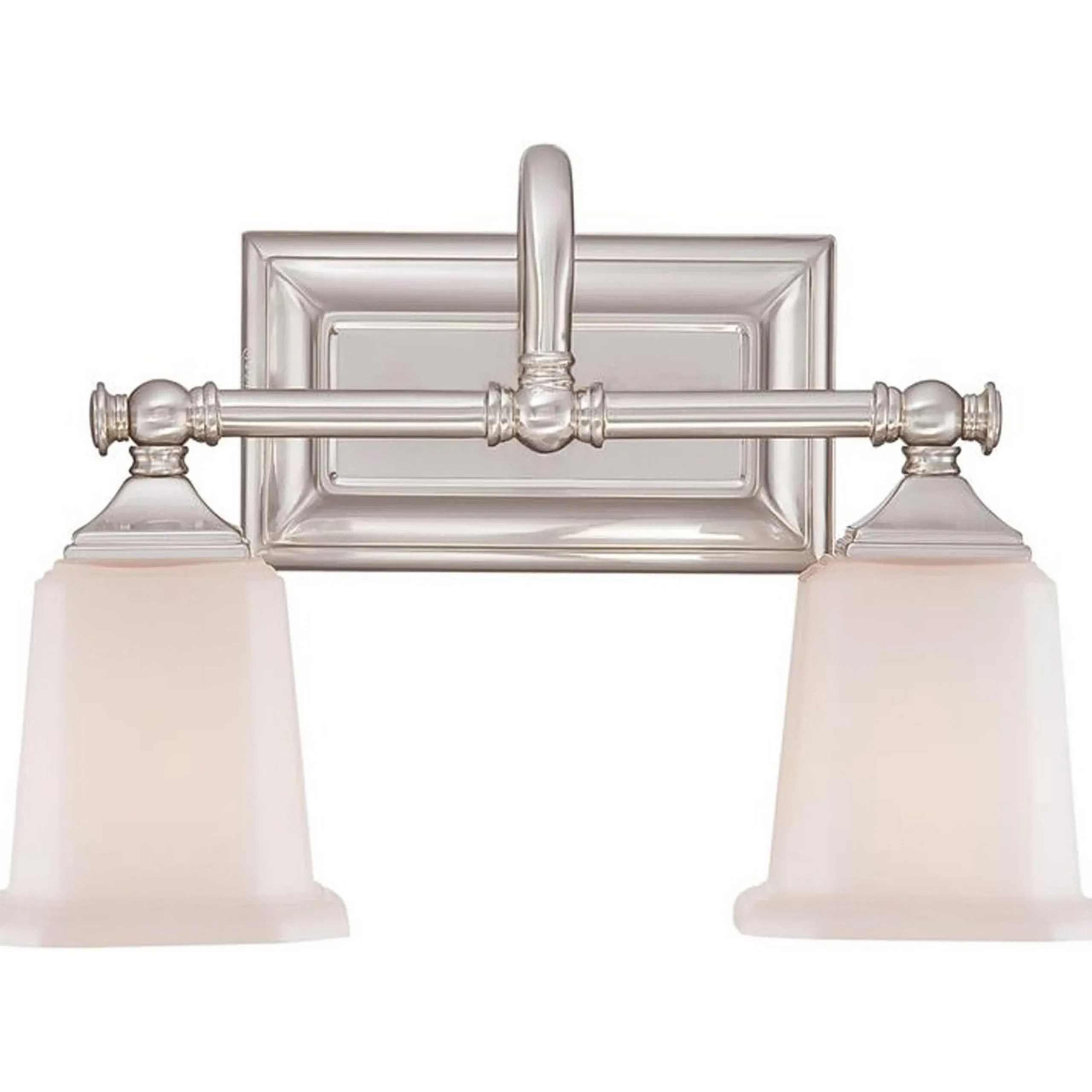 Refined Classic Vanity Light - 2 Light - Opal Glass
