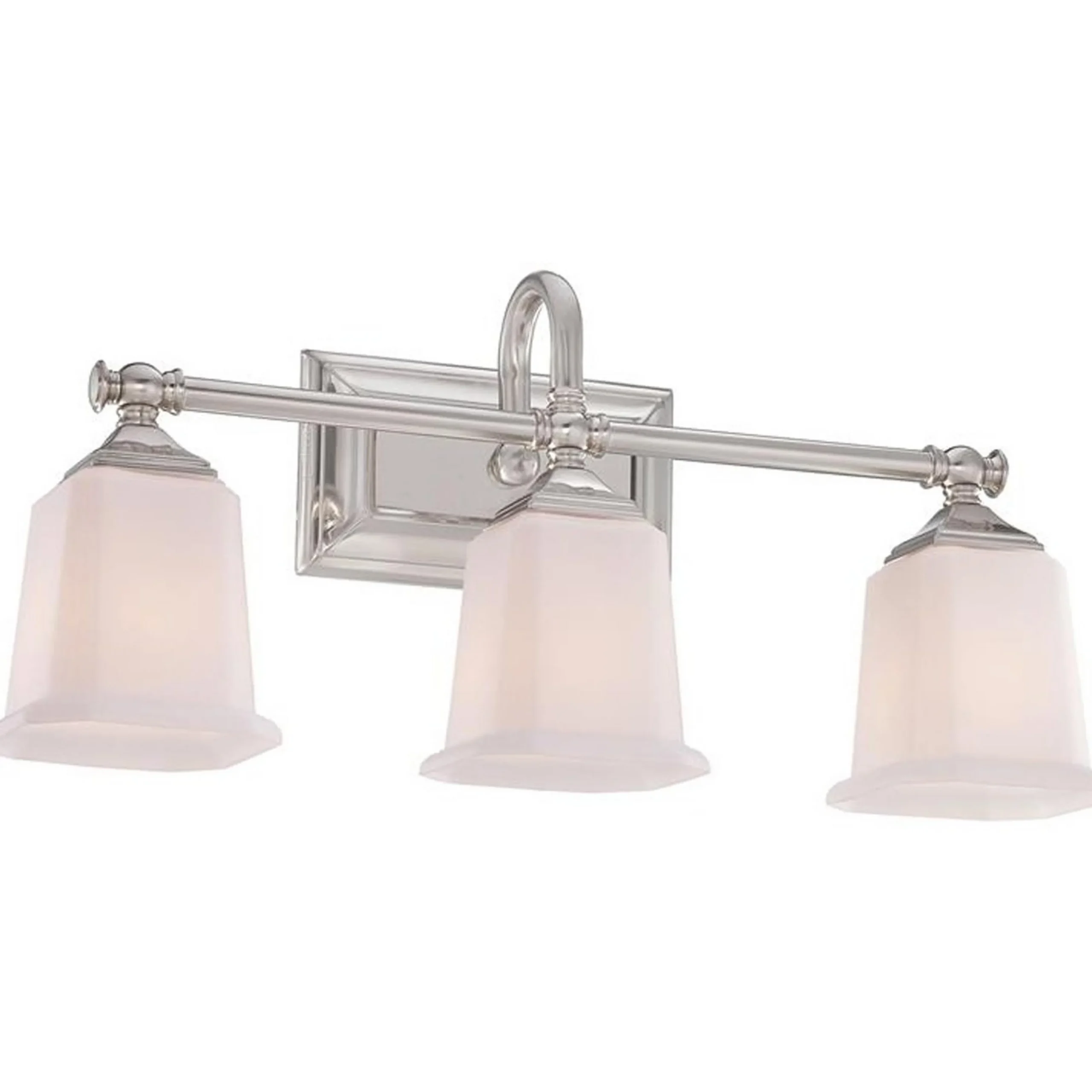 Refined Classic Vanity Light - 3 Light - Opal Glass