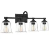Refined Classic Vanity Light - 4 Light - Clear Glass