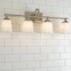 Refined Classic Vanity Light - 4 Light - Opal Glass