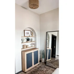 Refined Jute Drum Ceiling Light