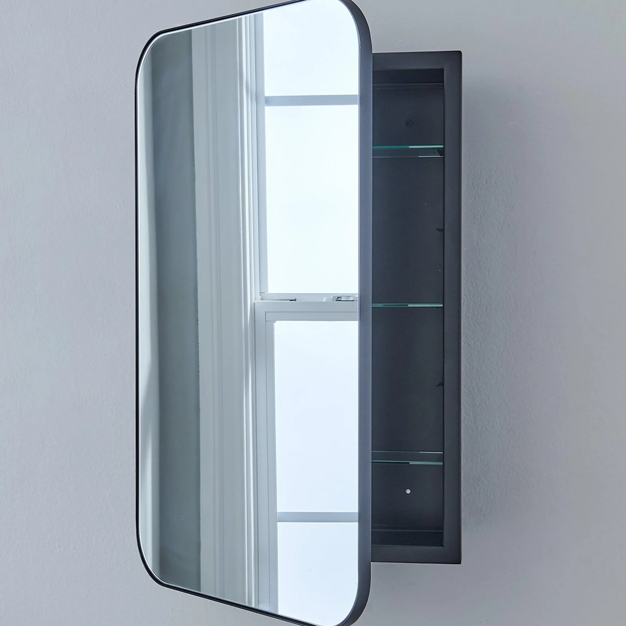 Refreshingly Rectangular Medicine Cabinet Mirror
