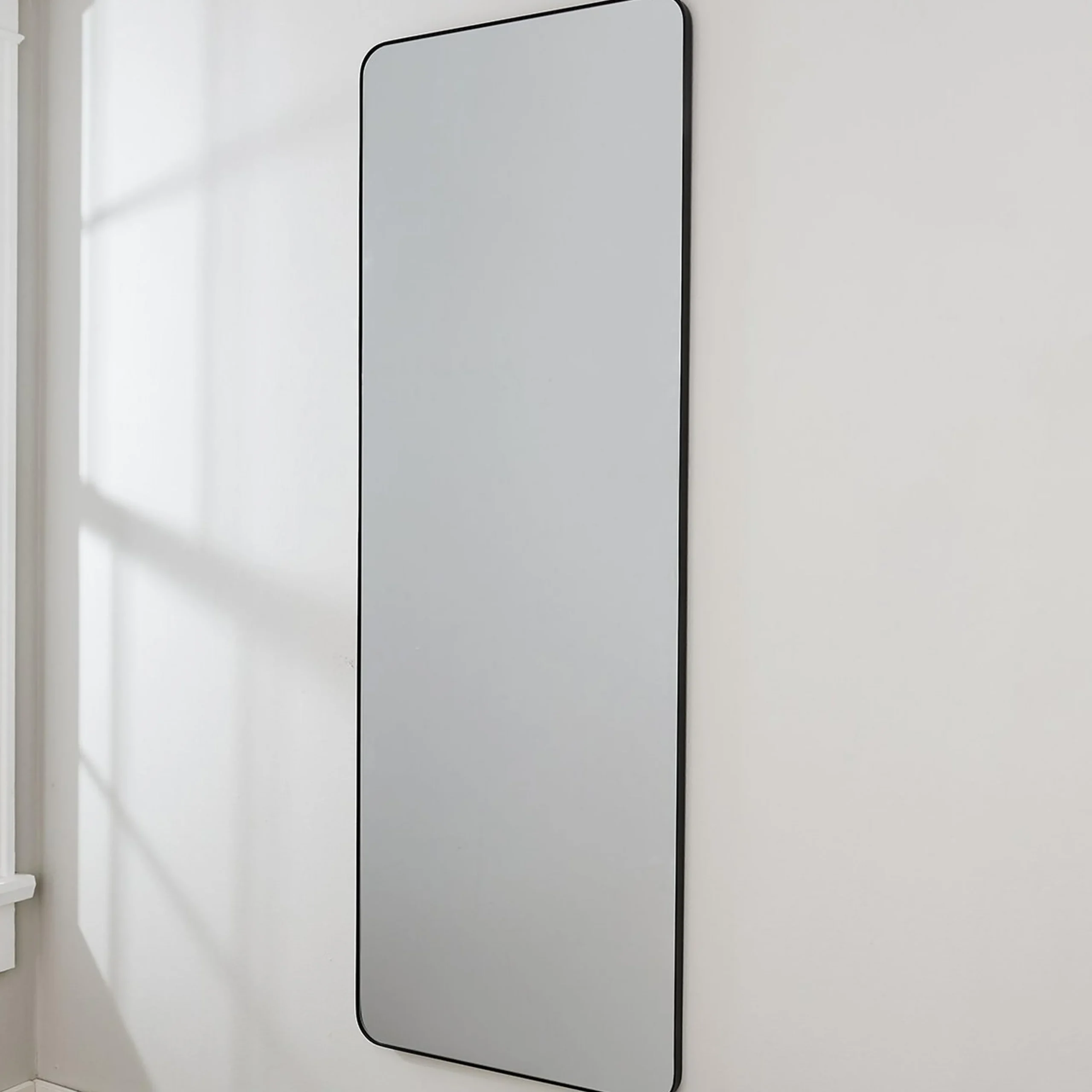 Refreshingly Rectangular Lean Mirror