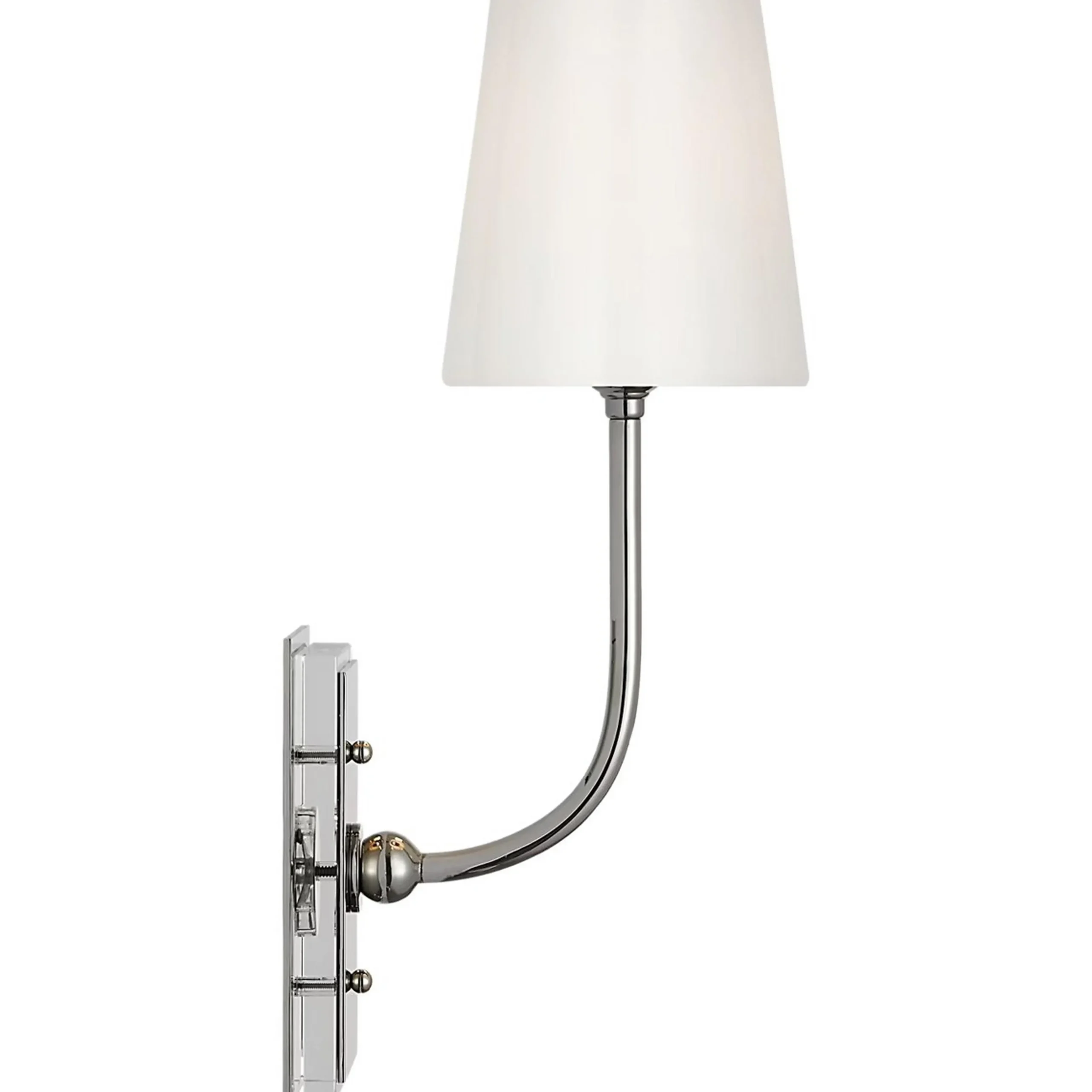 Regency Rechargeable LED Cordless Sconce - White Glass
