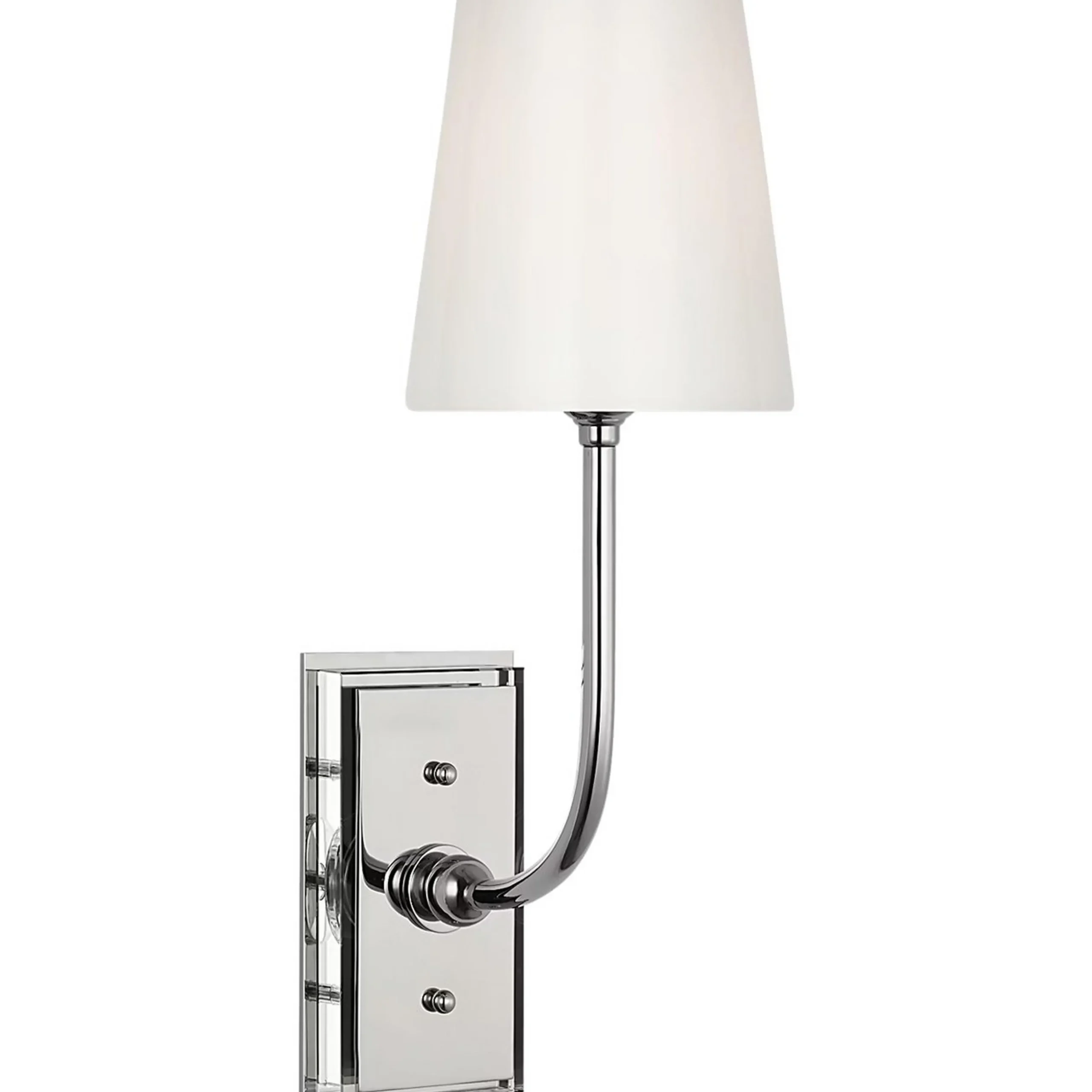 Regency Rechargeable LED Cordless Sconce - White Glass