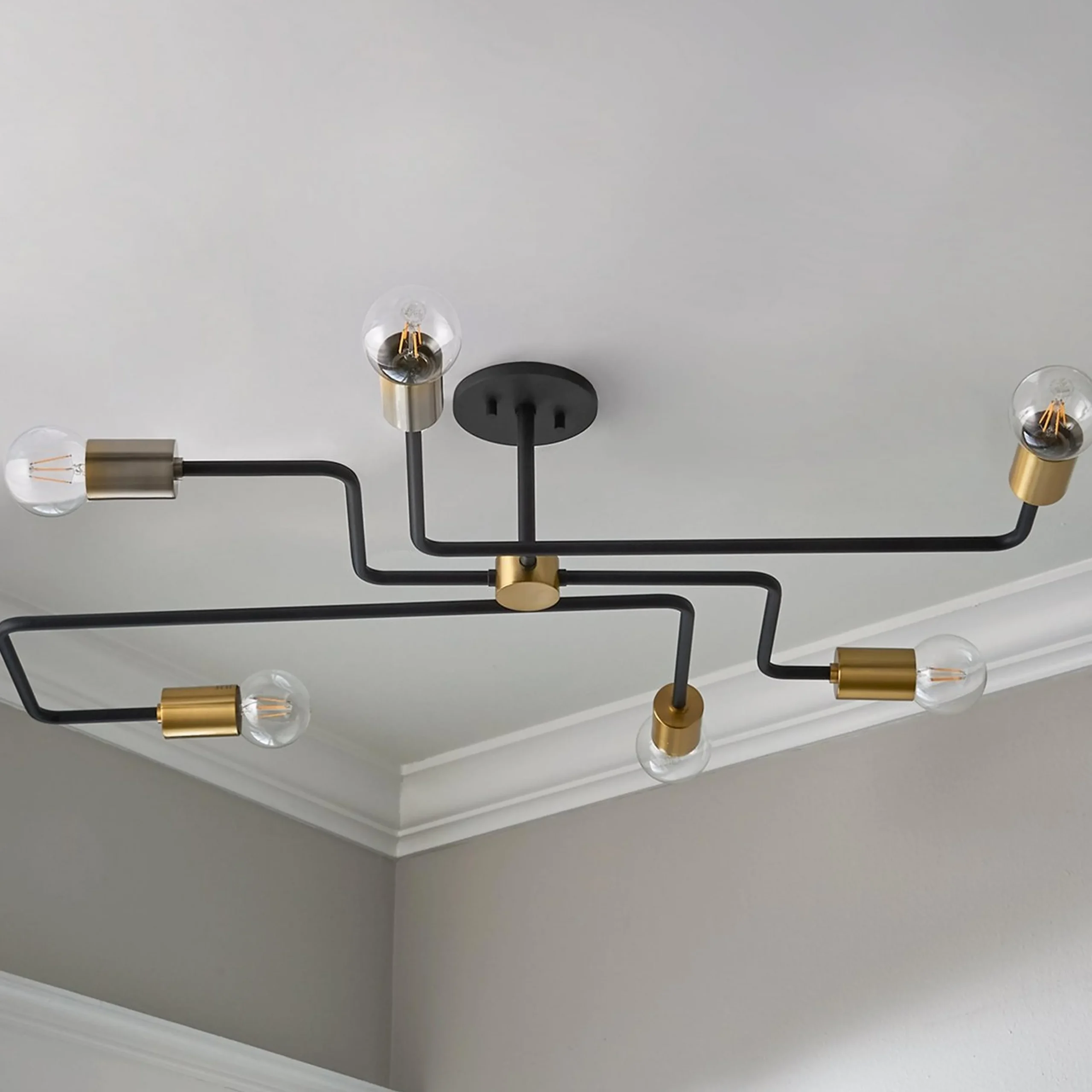 Replicas Semi-Flush Ceiling Light - Small