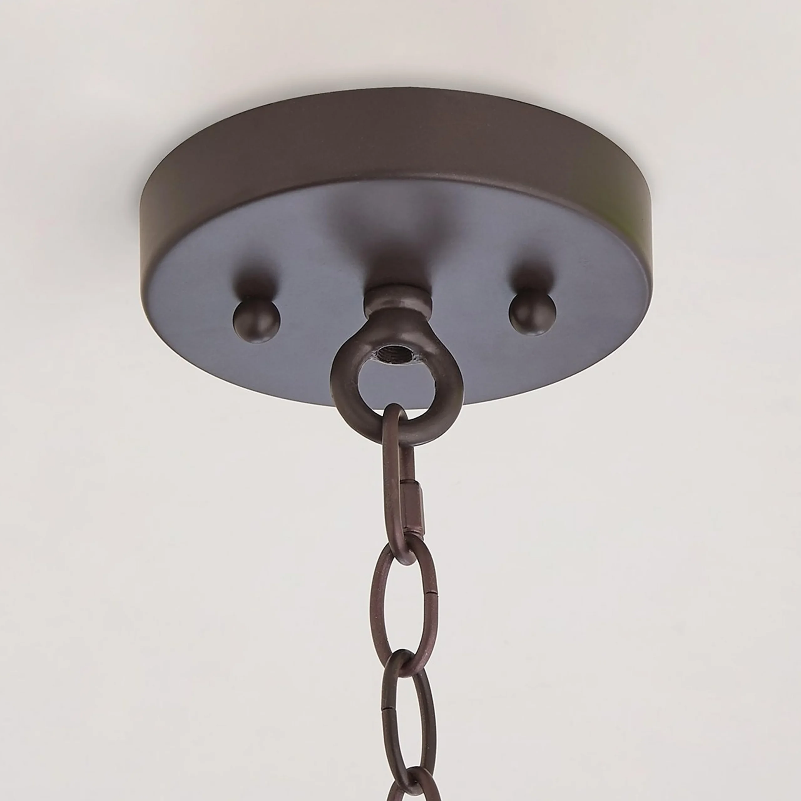 Reproduction Glass Cloche Pendant