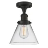 Restoration Stationary Ceiling Light - Clear Glass