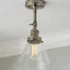 Restoration Swivel Arm Convertible Light - Clear Glass