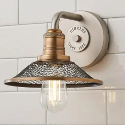 Retro Warehouse Shade Bath Sconce