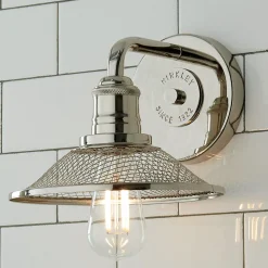 Retro Warehouse Shade Bath Sconce