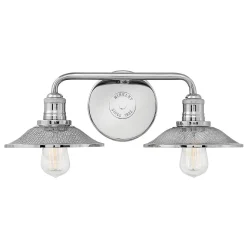 Retro Warehouse Shade Vanity Light - 2 Light