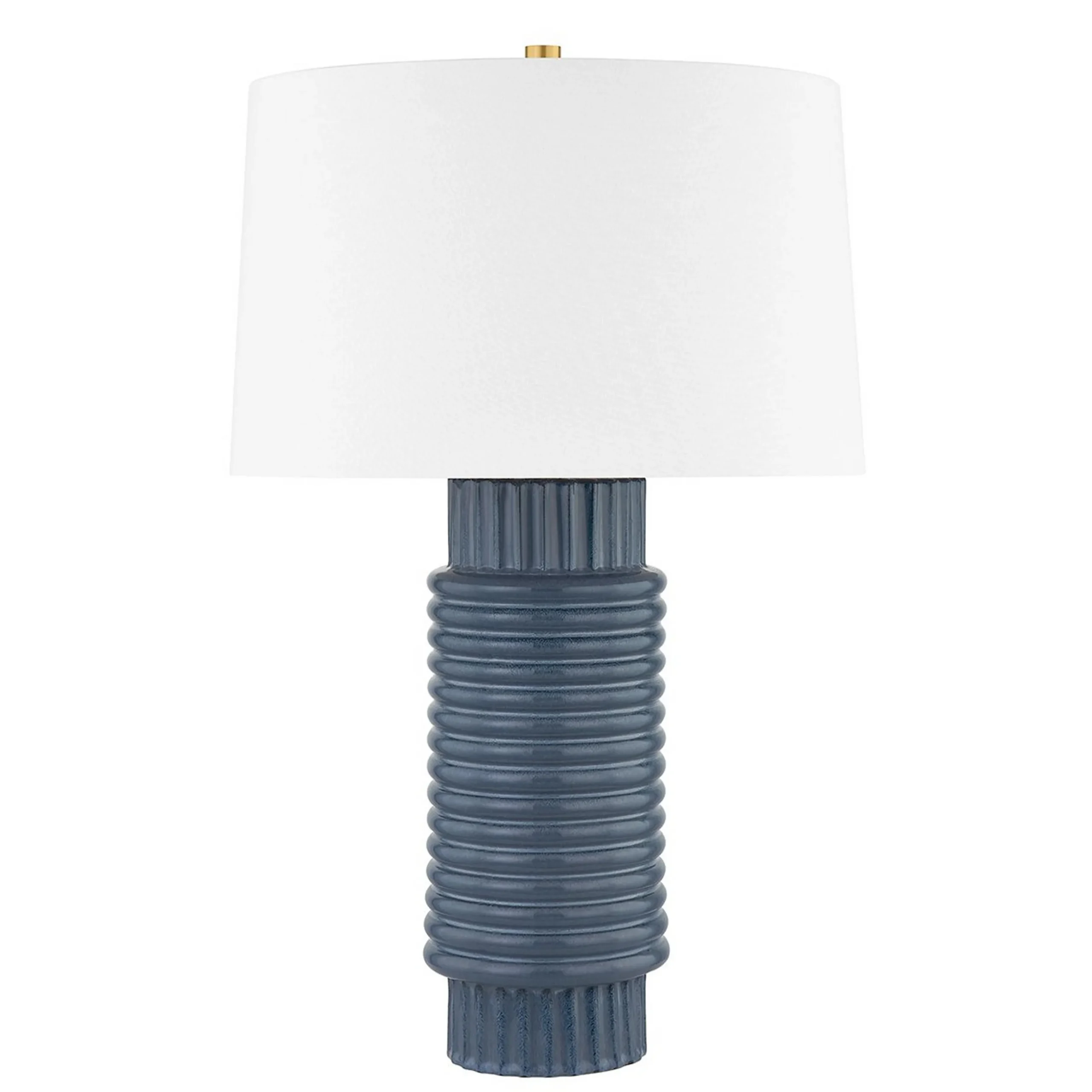 Ribbed Ceramic Table Lamp