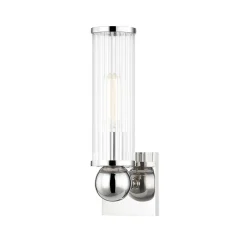 Ribbed Farria Bath Sconce