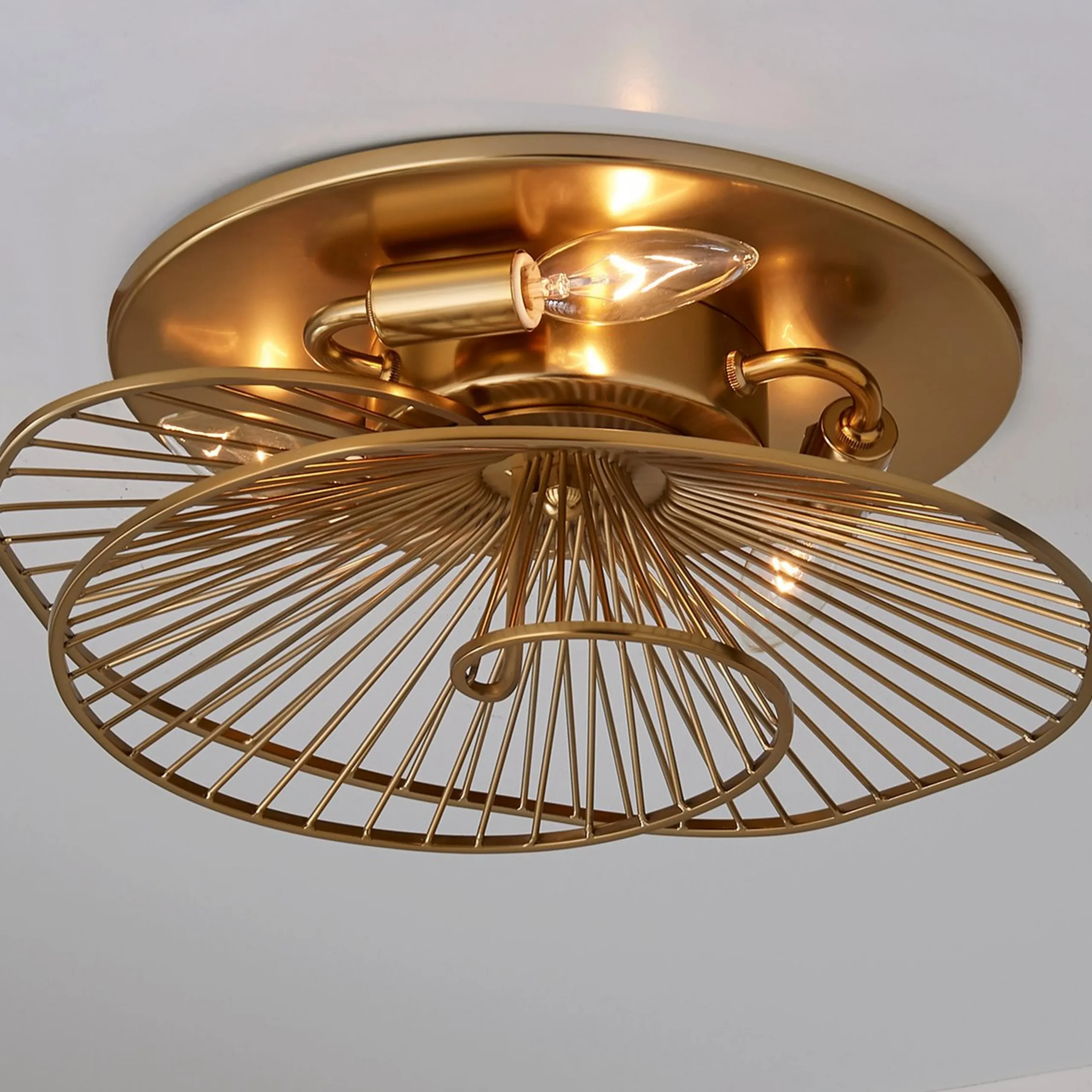 Ribbon Swirl Ceiling Light