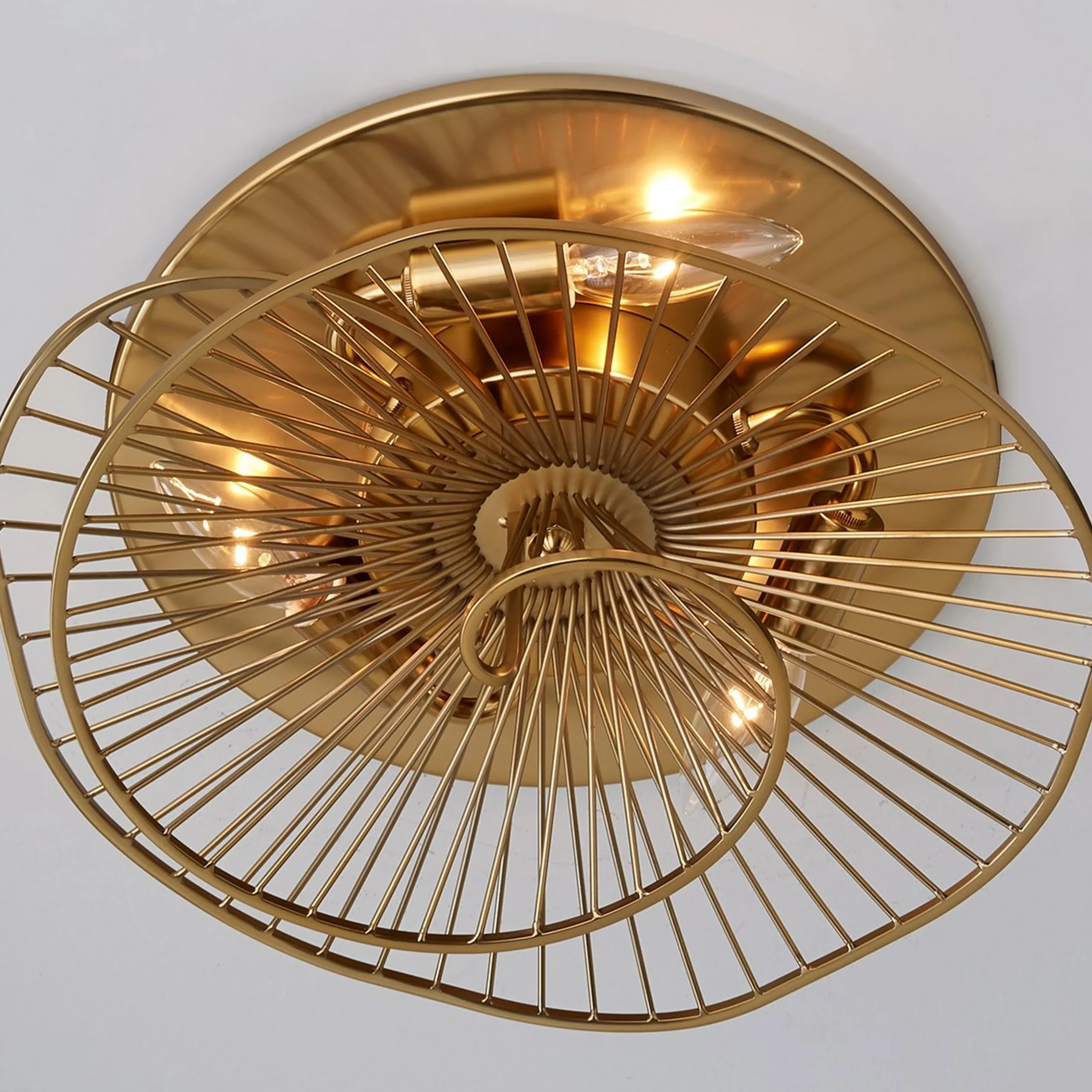 Ribbon Swirl Ceiling Light