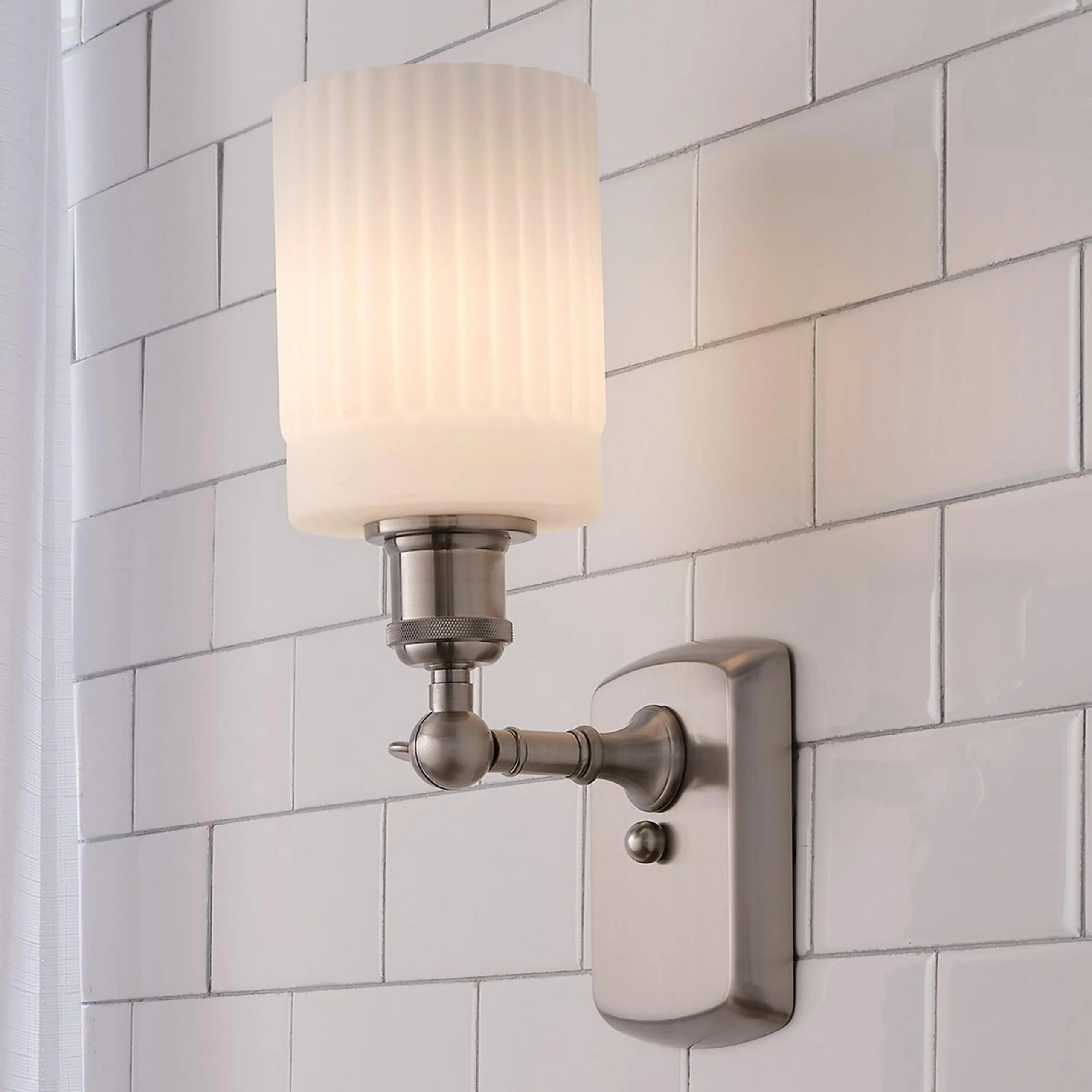 Ridged Austin Bath Sconce