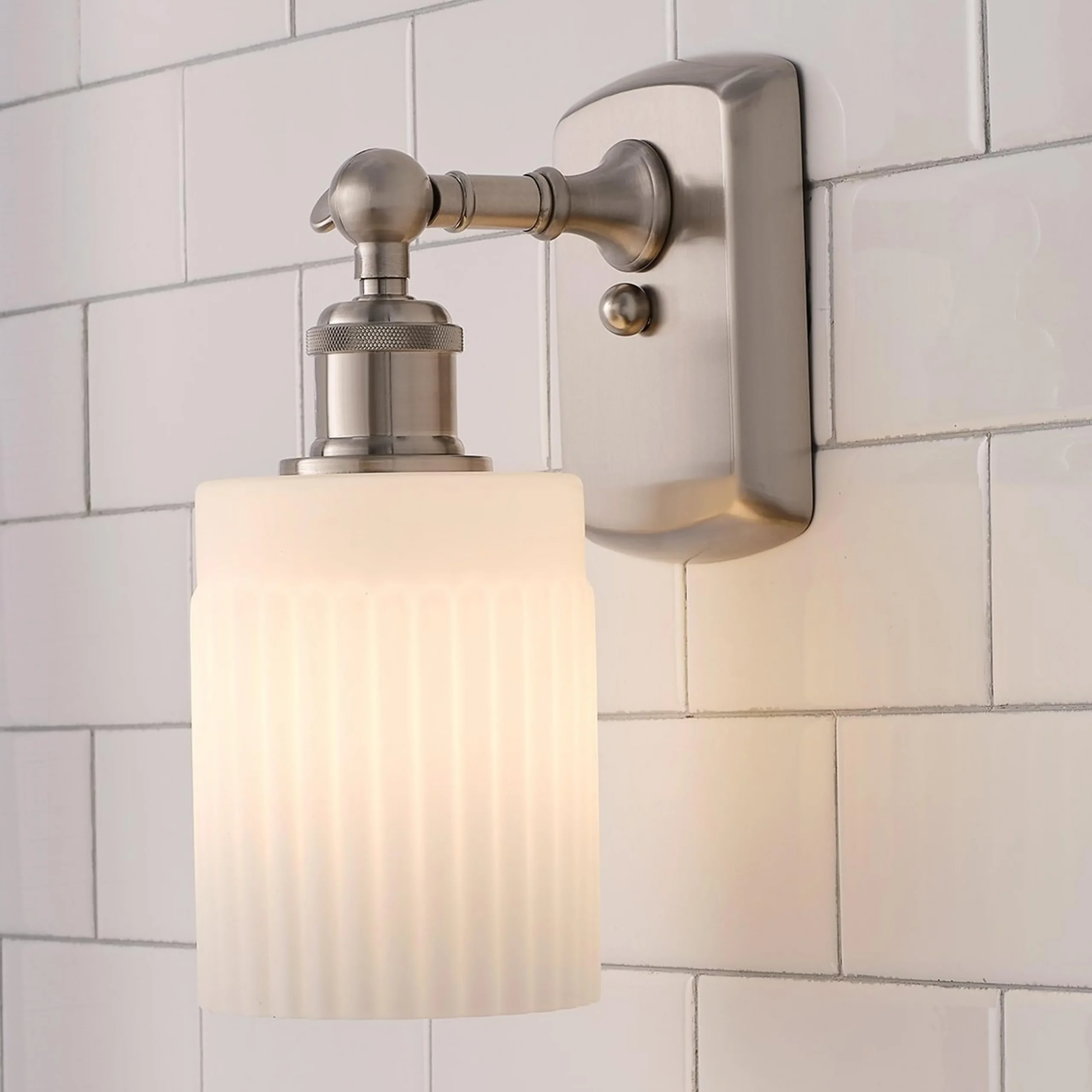 Ridged Austin Bath Sconce