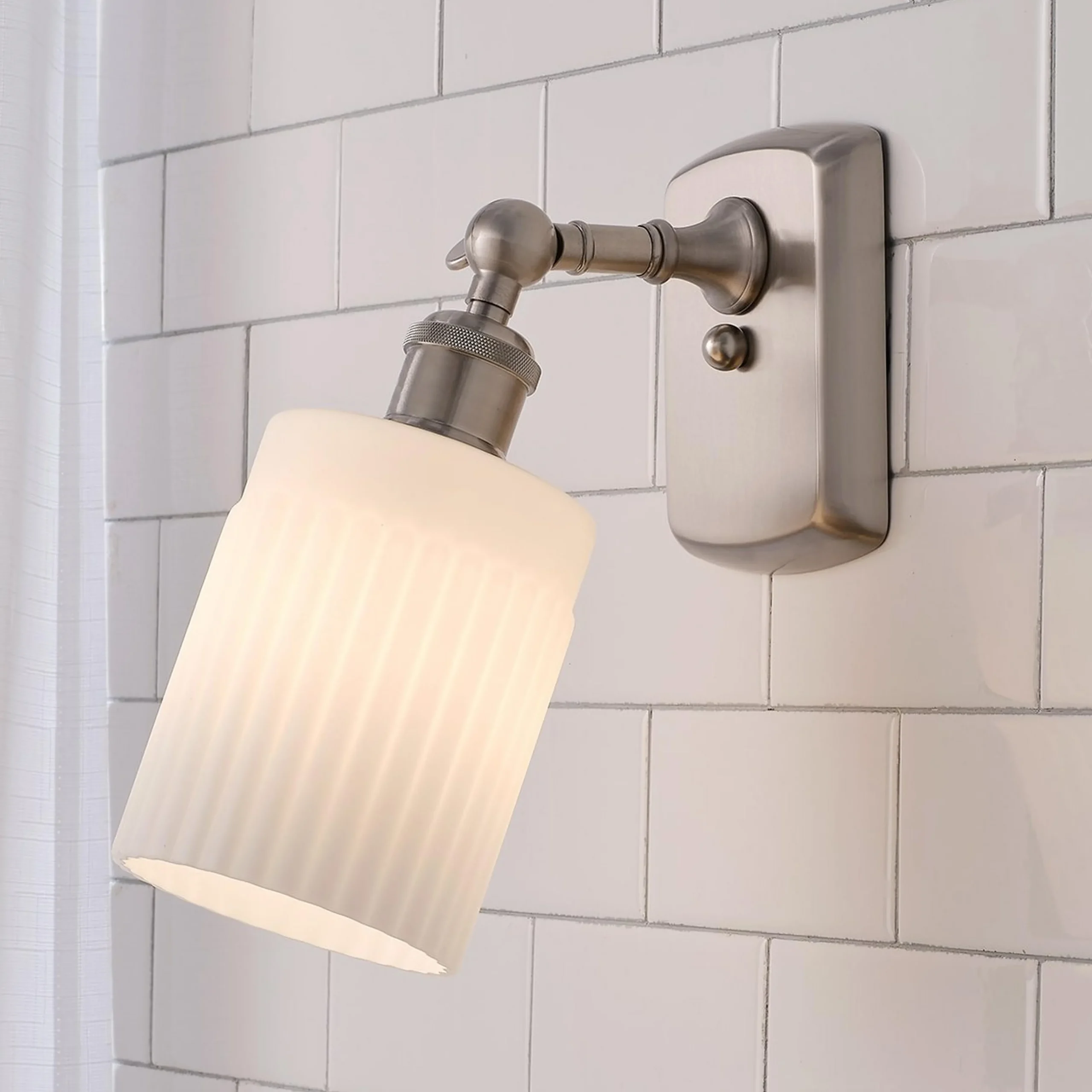 Ridged Austin Bath Sconce