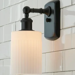 Ridged Austin Bath Sconce