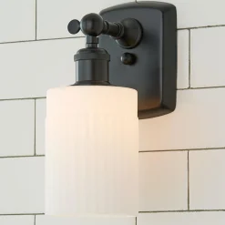 Ridged Austin Bath Sconce