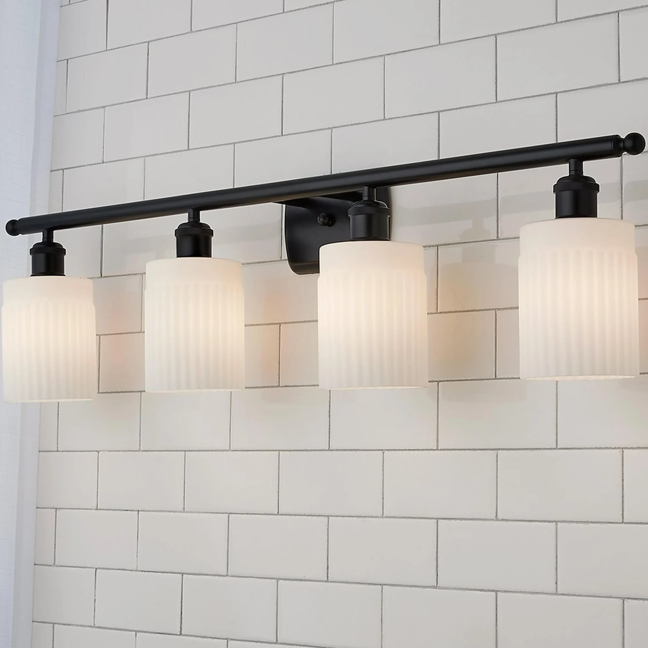 Ridged Austin Vanity Light - 4 Light
