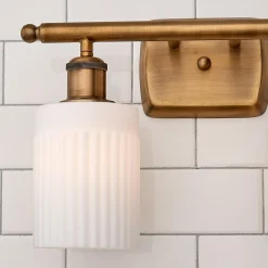 Ridged Austin Vanity Light - 2 Light