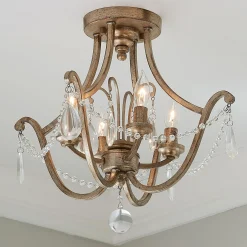 Romantic Riley Semi-Flush Ceiling Light