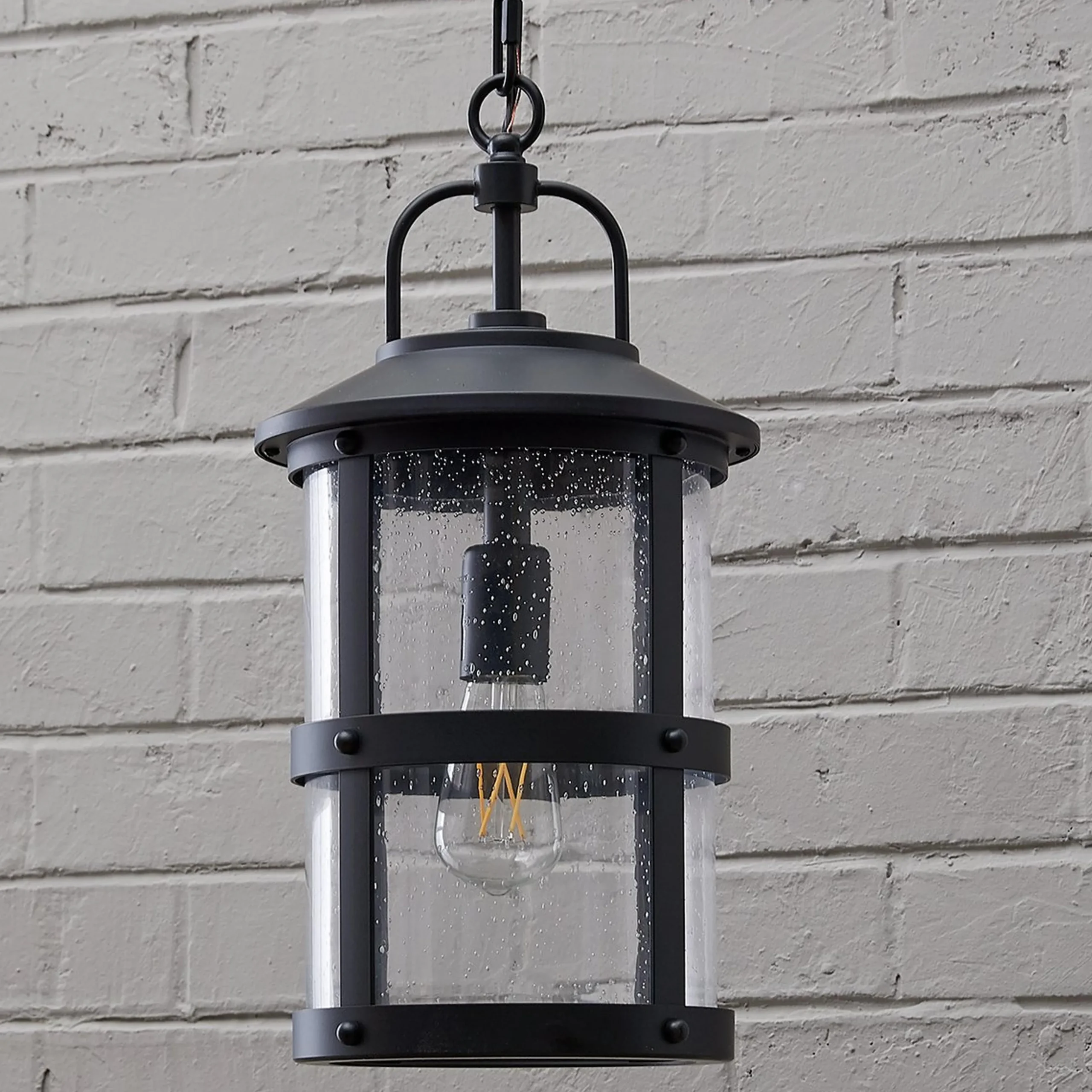 Rugged River Hanging Outdoor Lantern