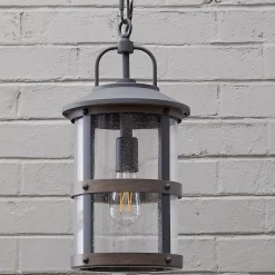 Rugged River Hanging Outdoor Lantern