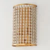 Rustic Beaded Cylinder Sconce