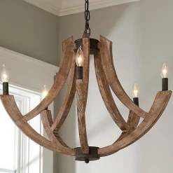 Rustic Brolly Chandelier